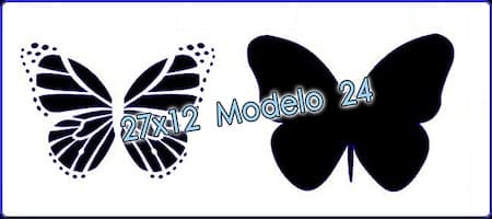 - Stencil 12x27cm Modelo 024 -